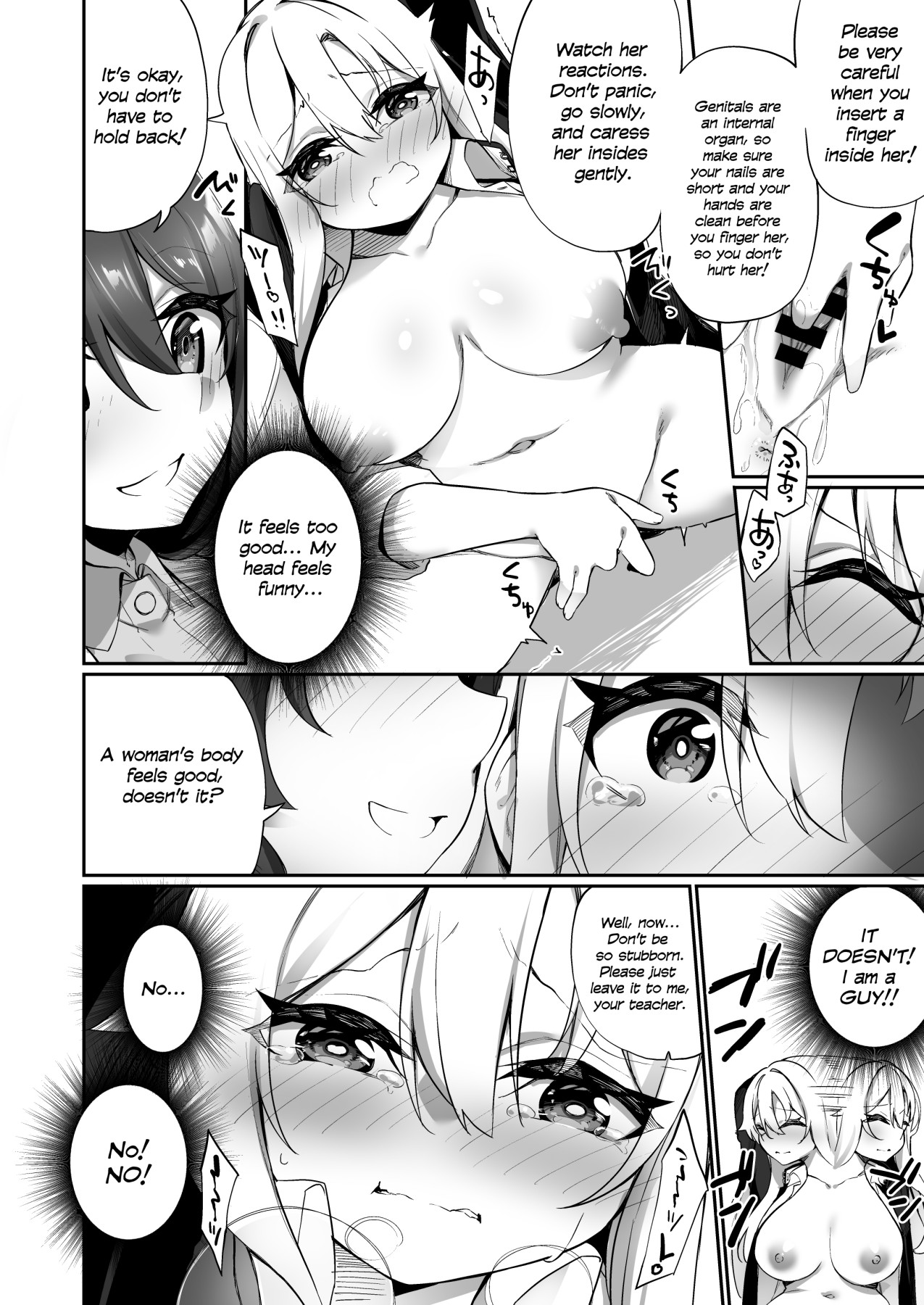 Hentai Manga Comic-I Was Turned Into a Learning Tool For Pregnancy and Childbirth-Read-16